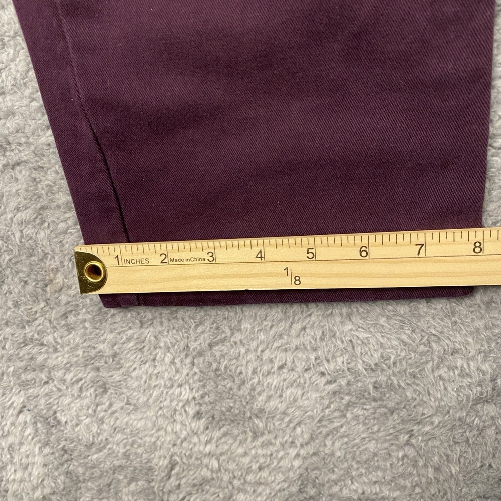 Gloria Vanderbilt Amanda Jeans Size 14 Short Purple Straight Stretch High Rise - Picture 10 of 16